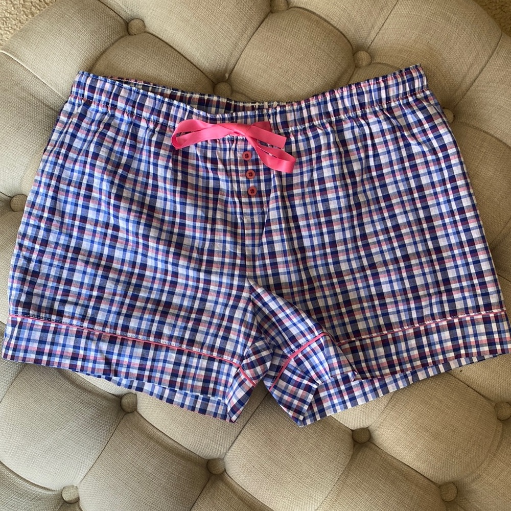 New Women’s SmartTrend Plaid Pajama Shorts